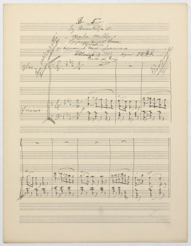 Iz Hrvatulja II : Mala Milka : melodija za sopran ili tenor s glasovirom / skladao Ivan pl. Zajc ; spjevao August Šenoa