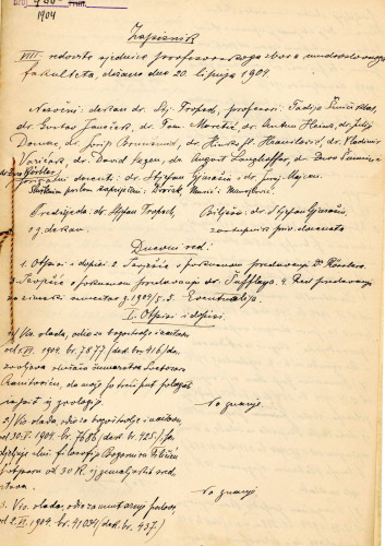 8. redovna sjednica 1903.-1904.