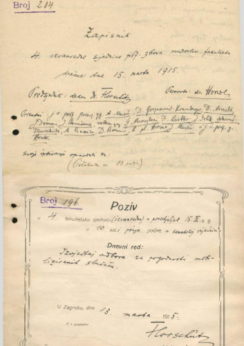 4. izvanredna sjednica 1914.-1915.