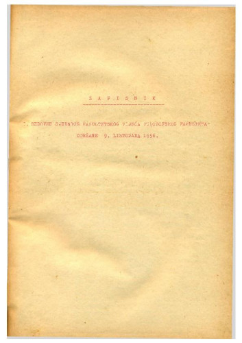 1. redovna sjednica 1956.-1957.