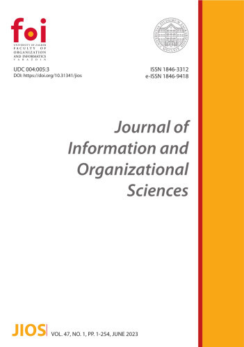 Journal of Information and Organizational Sciences : JIOS ; urednik Alen Lovrenčić