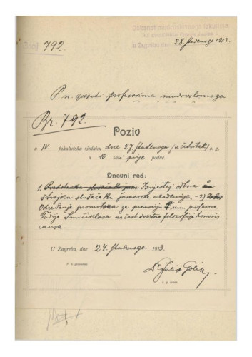 4. redovna sjednica 1913.-1914.