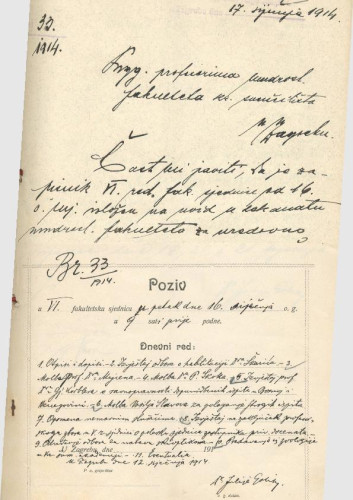 6. redovna sjednica 1913.-1914.