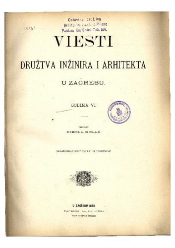 Godina 6, br. 1 i 2 (1885) / urednik Nikola Kolar