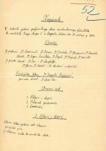 5. redovna sjednica 1900.-1901.