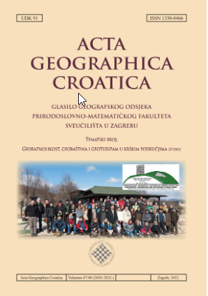 Acta Geographica Croatica : glasilo Geografskog odsjeka Prirodoslovno-matematičkog fakulteta Sveučilišta u Zagrebu ; urednik Dražen Njegač