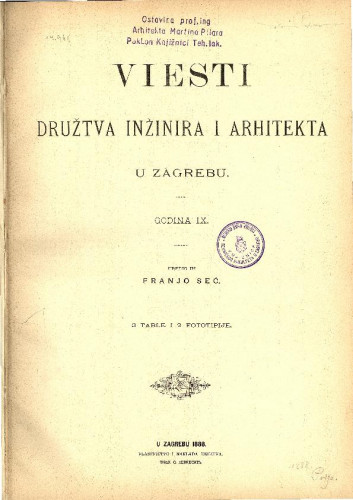 Godina 9, br. 1 (1888)