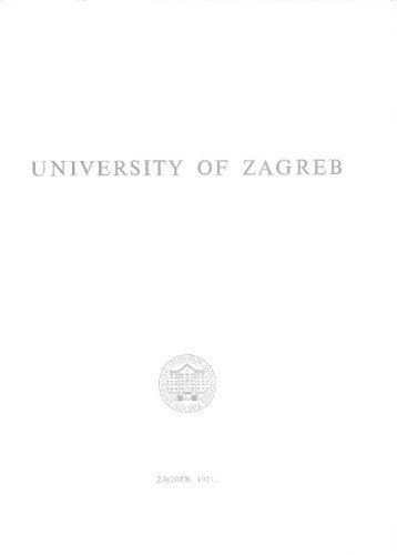 University of Zagreb / Sveučilište u Zagreb