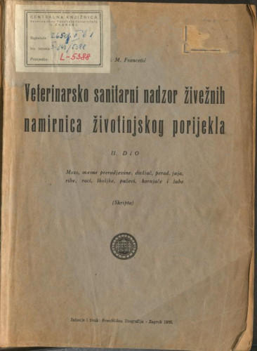 Veterinarsko sanitarni