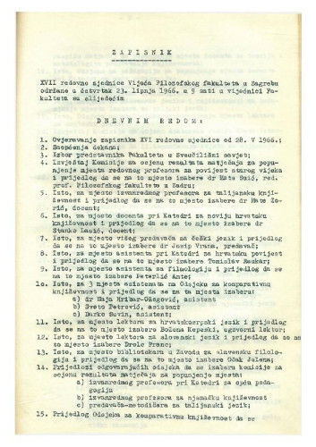 17.  redovna sjednica 1965.-1966.