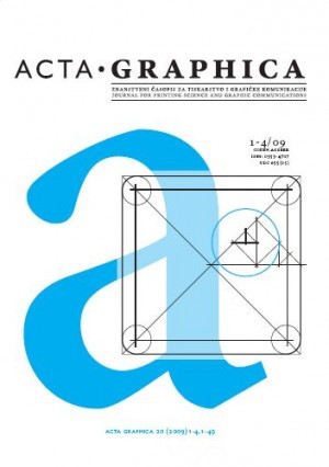 Acta graphica : znanstveni časopis za tiskarstvo i grafičke komunikacije / Glavni urednici: Ivana Bolanča Mirković, Miroslav Mikota