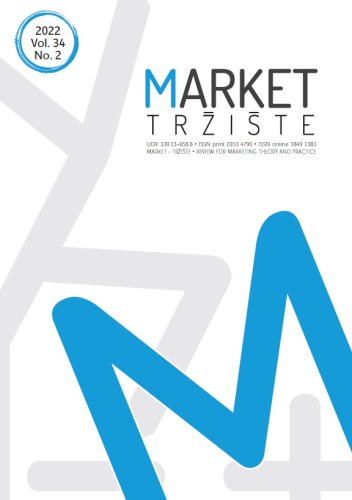 Market : review for marketing theory and practice = Tržište : časopis za tržišnu teoriju i praksu / [glavni urednik, editor in chief Đurđana Ozretić Došen]