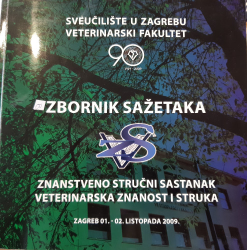 Znanstveno stručni sastanak veterinska znanost i struka : Zbornik sažetaka ; Igor Štoković, Lidija Kozačinski