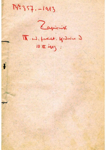 9. redovna sjednica 1912.-1913.