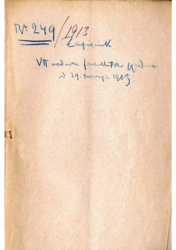 7. redovna sjednica 1912.-1913.
